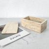 Marble Storage Box Rectangular Organizer Boxes Accessory Organizing Case Large Organization Cases with Lid Organizers Furniture