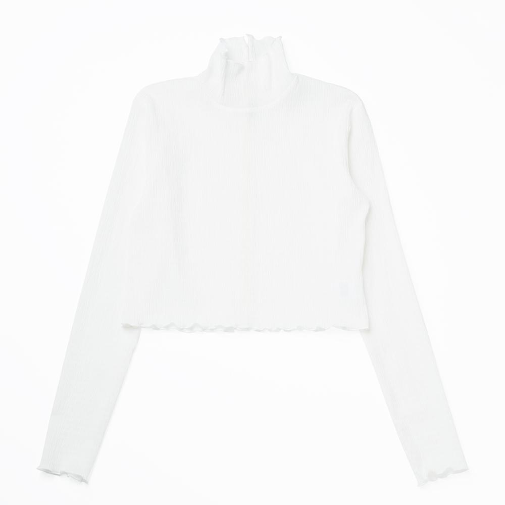 Epeuem9102 Romantic Pleats_White