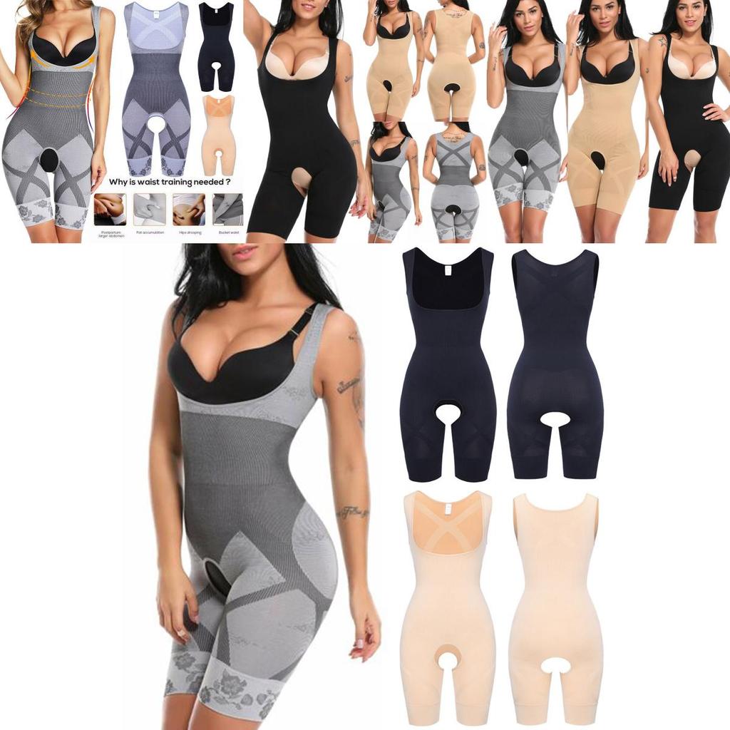 Comfortable Women Full Body Shaper Compression Bodysuit With Firm Control And Slimming Features