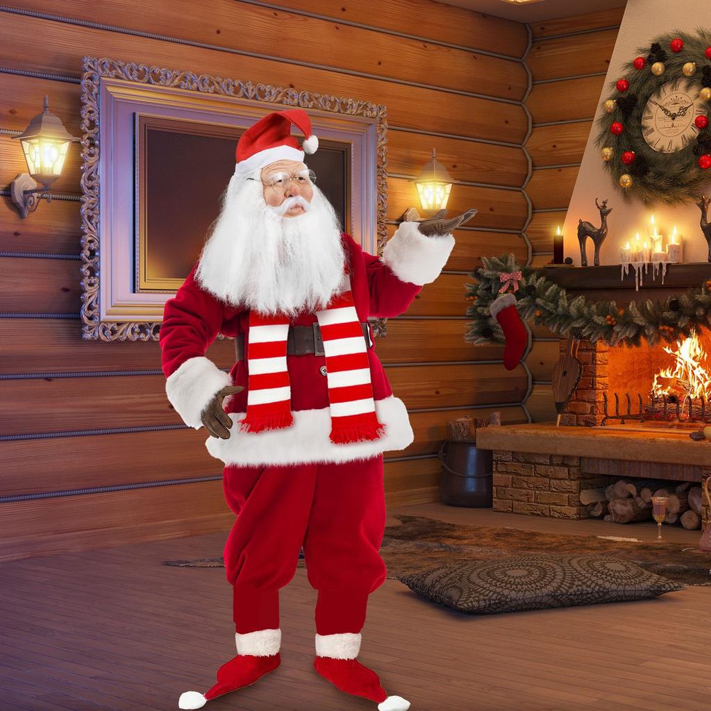 Christmas Whitebeard Old Christmas Party Role Playing Costume Props  Headset