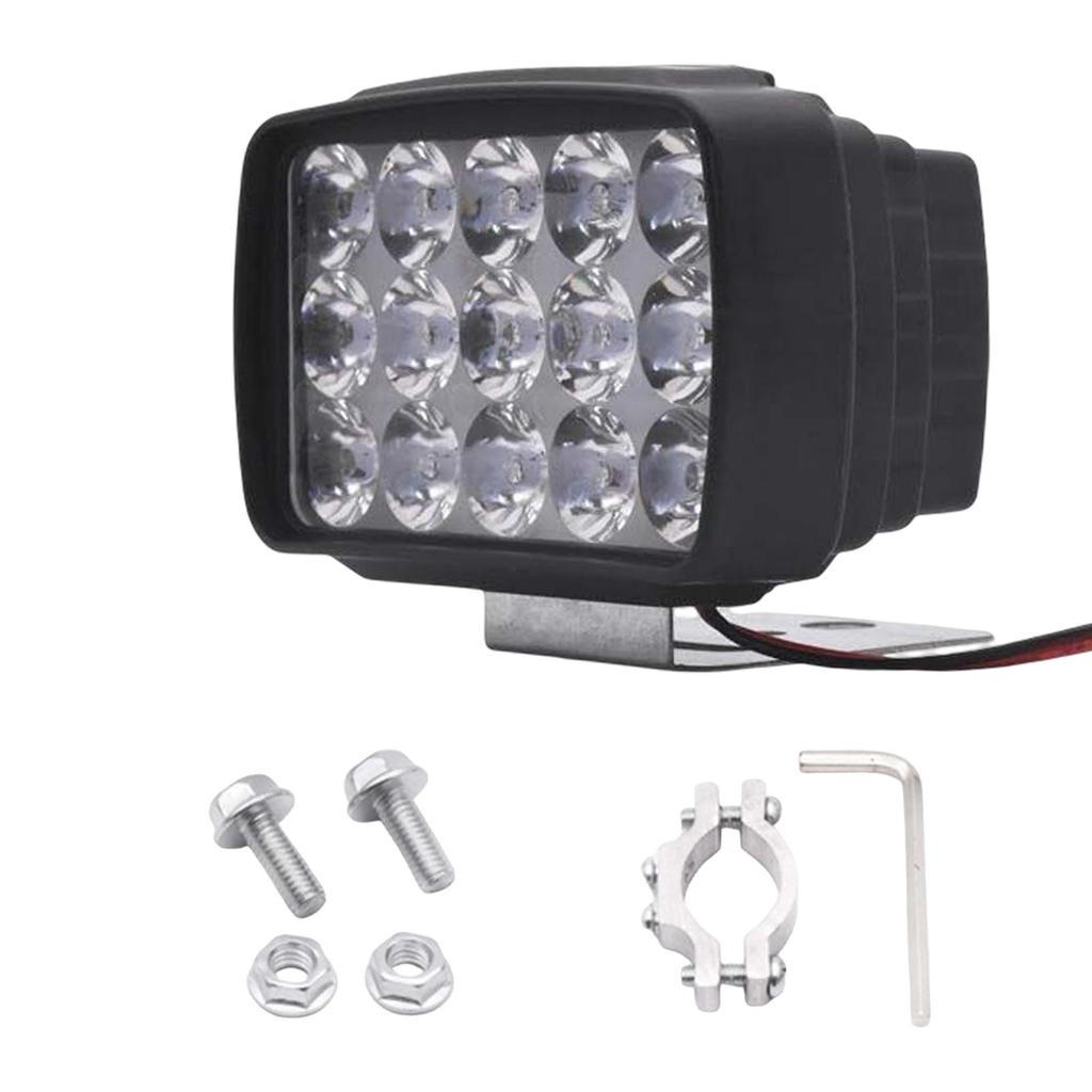 15 LEDs Motorcycle Modification Headlight Replacement Fast Start Long Range Driving Light Spot lamp