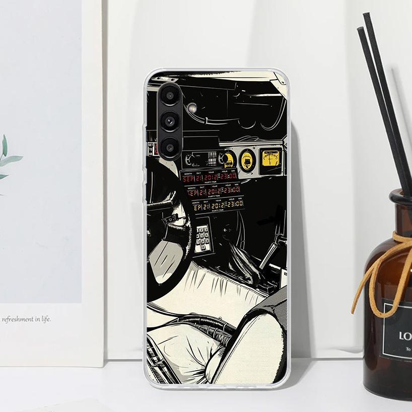 Back To The Future TV Phone Case For Samsung Galaxy A17 A37 A57 A16 A26 A36 A56 A15 A25 A35 A55 A14 A24 A34 A54 A13 A23 A33 A53