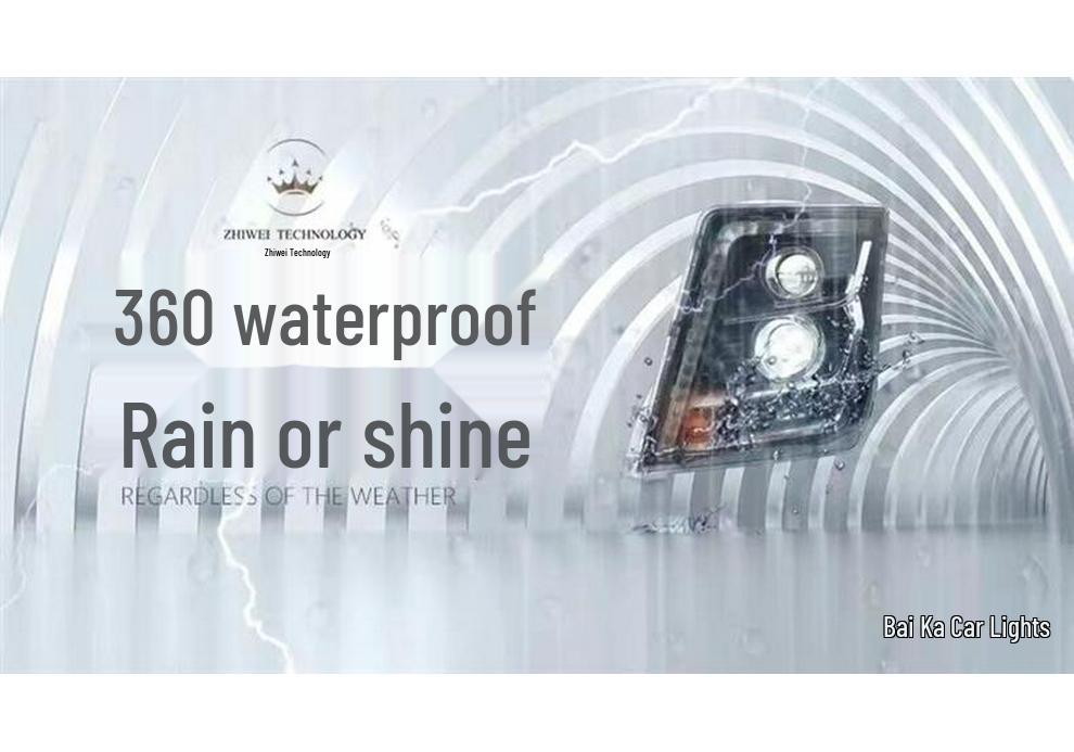 Shaanxi Delong X3000 Ultra-Bright LED Bi-LED Headlight Assembly Replacement.