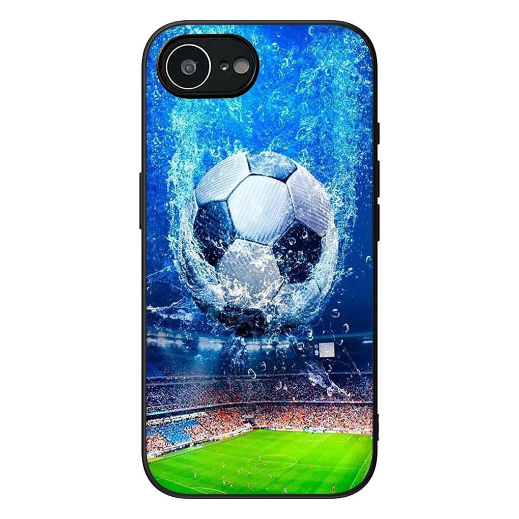 Soft Cover for Samsung Galaxy S22 S21 S20 FE Ultra Plus A35 A36 A55 A37 A33 A34 A57 Coque Phone Case Sunset Football Fans