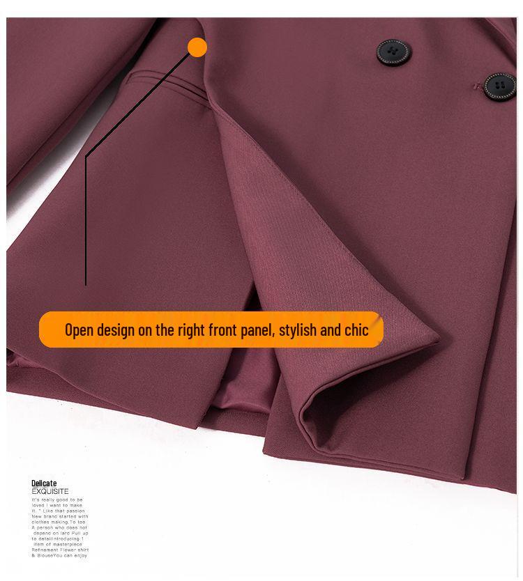 Women's 2025 Formal & Casual Suit Set with Padded Jacket for Spring-Autumn