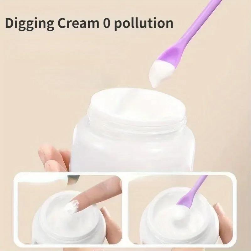 1/2Pcs mini silicon shovel, cosmetic cosmetic scraper small scraper, reusable, beauty supplies, beauty accessories