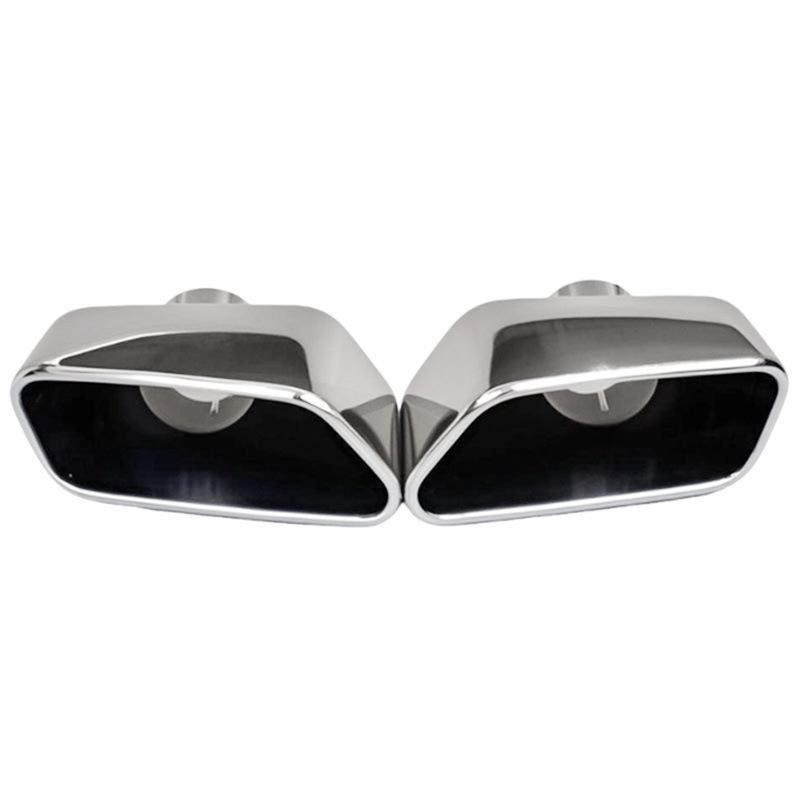 Automobil Edelstahl Schwarz Titan Auspuffrohr Quadratischer Auslass für BMW