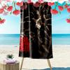 Survival Struggle Post-Apocalyptic World beach towel Outdoor camping beach swim Outdoor pool towel quick-drying swim towel Travel and vacation towels