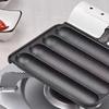 Sausage Grilling Pan Professional Efficient Prevents Stick Spill Proof Thickened Cast Iron Sausage Pan Hot Dog Grill