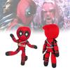 Adorable Deadpool Wolverine Plush Toys Featuring Vibrant Red Colors And Soft Pp Cotton Filling Perfect For Collectors And Kids