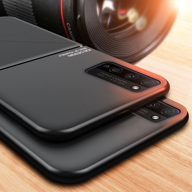 Nowe Luksusowe Magnetyczne Etui na Telefon Dla Huawei Honor 8X Dla Honor 9 9X 10 10X Lite 20 30 30i Z Antypoślizgowym Silikonowym Pokrowcem na Tył Odpornym na Wstrząsy