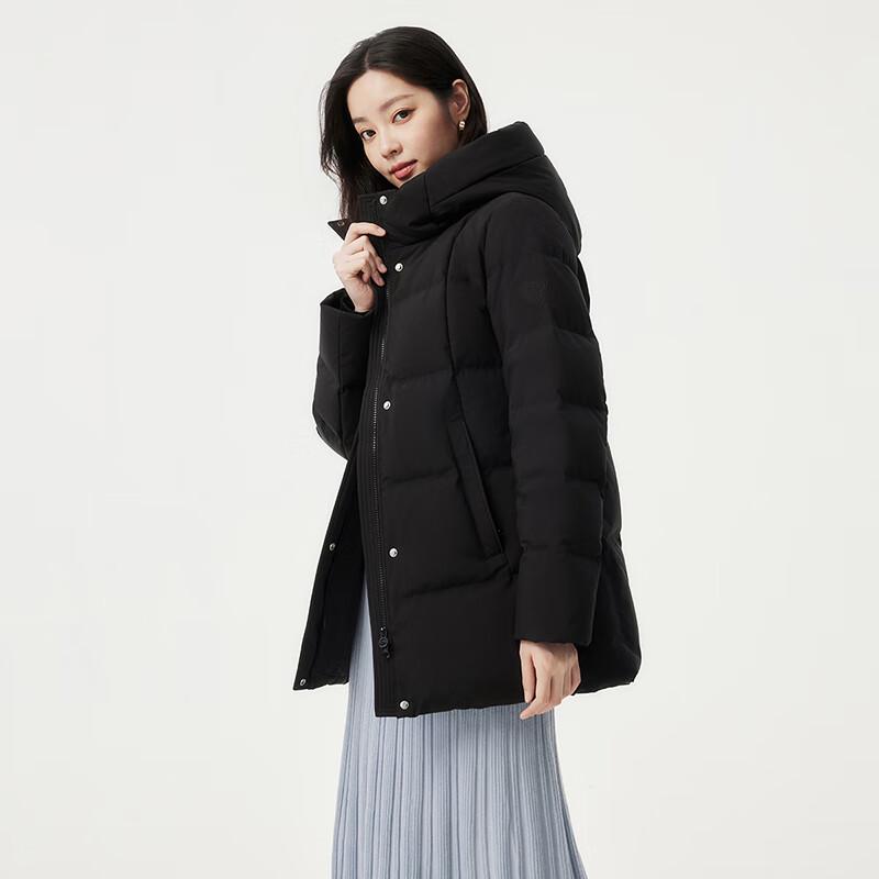 Tanboer Damen Mittellange Verdickte Daunenjacke 510508Z