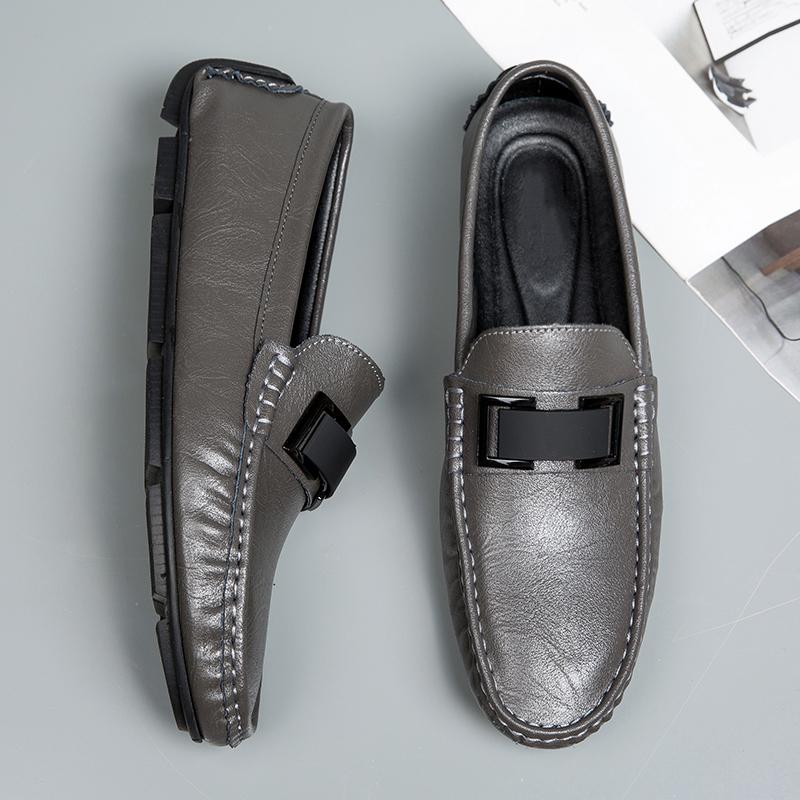 Модный стиль Мужские лоферы Дышащие Повседневные Прогулочные Балетки Легкая Мужская Обувь — фото 3