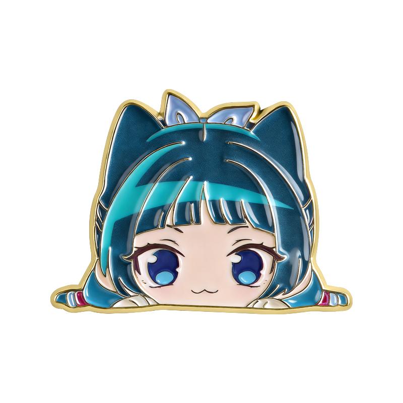 Cartoon Anime Character Enamel Pins Maomao Jinshi Apothecary Japanese Novel Brooches Lapel Badge Jewelry Gift for Friends