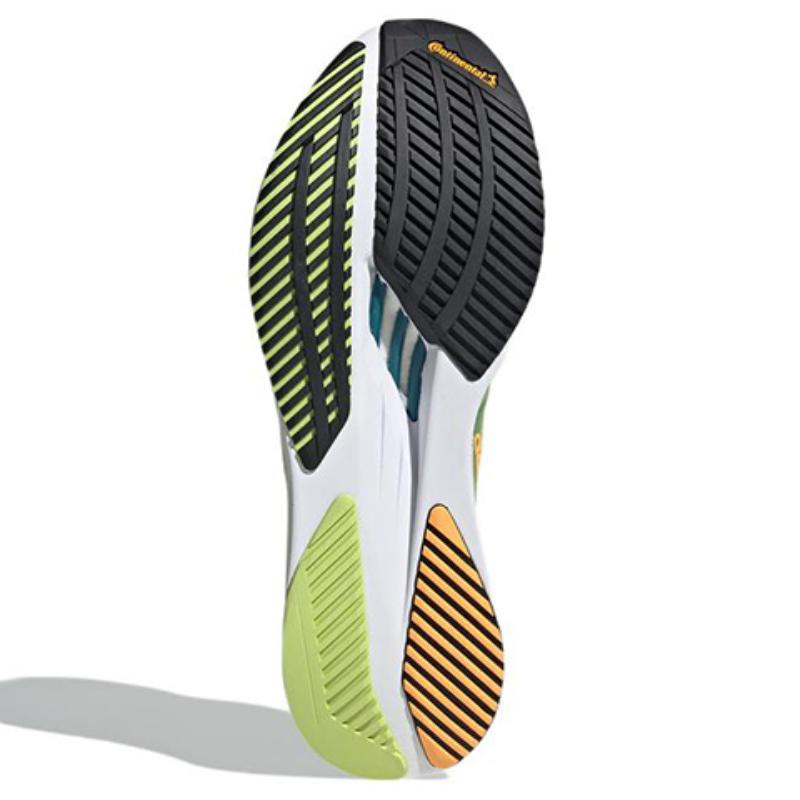 Adidas Adizero Boston 10 Pulse Lime Flash Orange Teal Sneakers GY0927