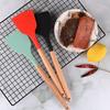 Colorful Food Grade Silicone Spatula - High Temp Resistant Non-Stick Cooking Tool