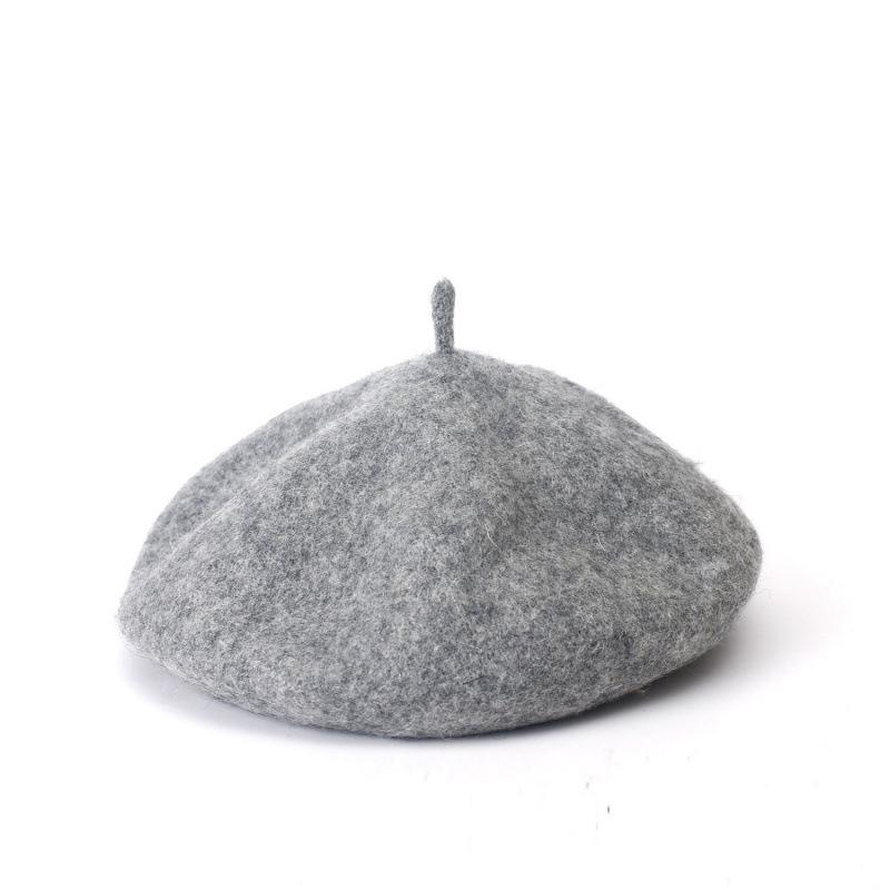 Beret Autumn Winter Lady Pumpkin Bud Hat Casual Wool Warm Hat
