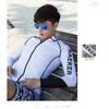 Mens Long Sleeve Zip Wetsuit UPF50 Sun Protection Rash Guard Surfing Snorkeling Diving