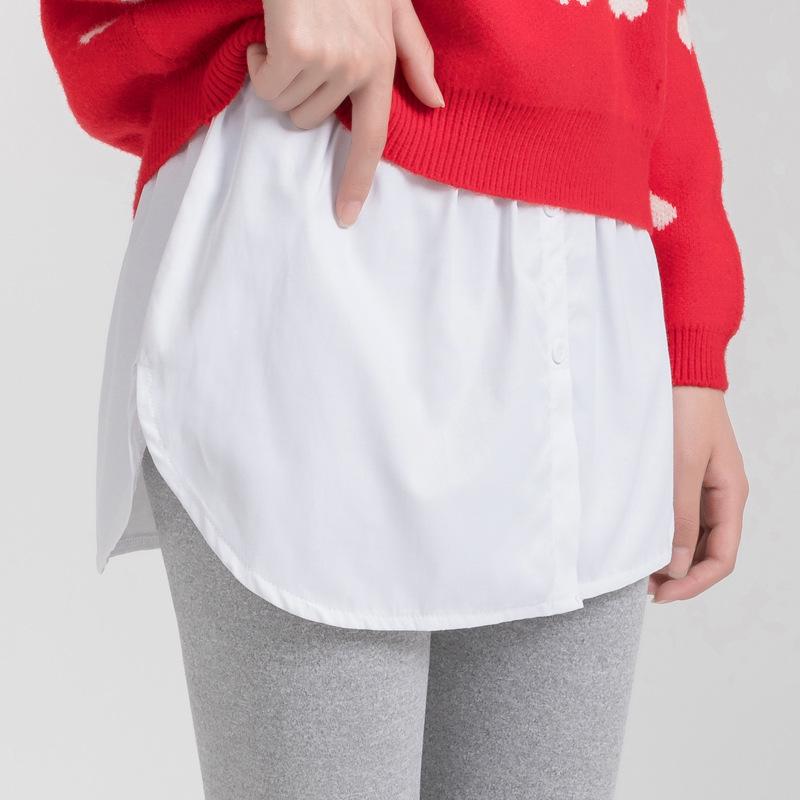 

Юбка с многослойным подолом свитера - корейский стиль XL [Suitable for 115-145 jin]