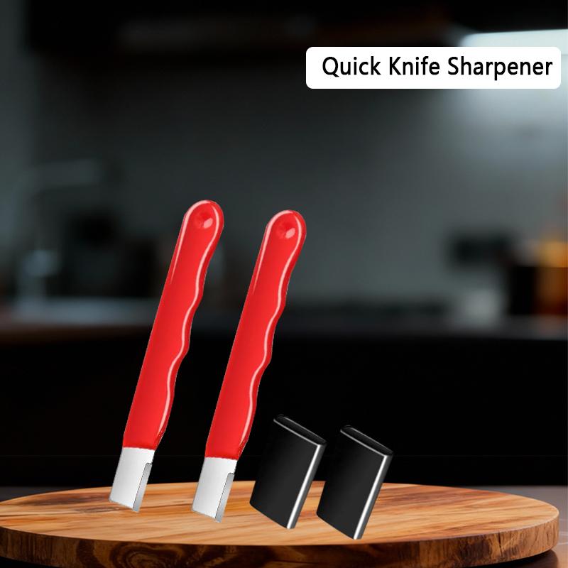 3-Stage Kitchen Knife Sharpener Quick-Sharpening Multi-Purpose Manual Whetstone for Chef's Knives Scissor Knife Sharpening