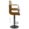 Brown Velvet Bar Stool