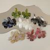 Super Fairy Ink Big Flower Stud Earrings Female Retro Niche Exaggerated Design Sense Elegant Versatile Earrings