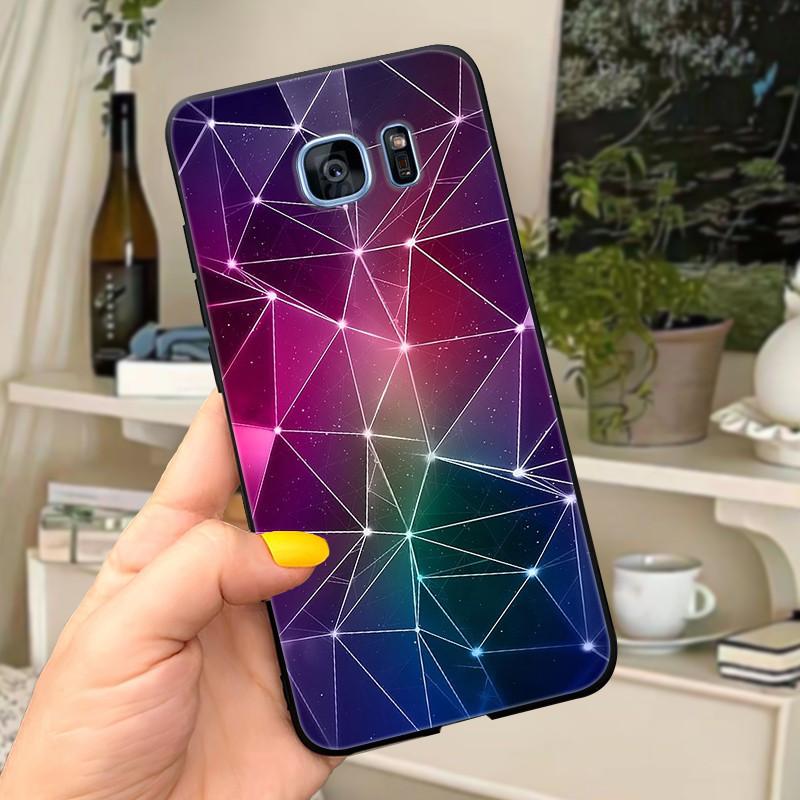 For Samsung Galaxy S7 edge Case Cover Cute Letters Soft Silicone Coque Phone Case For Samsung s 7 S7 edge S7edge G930 G935 cases