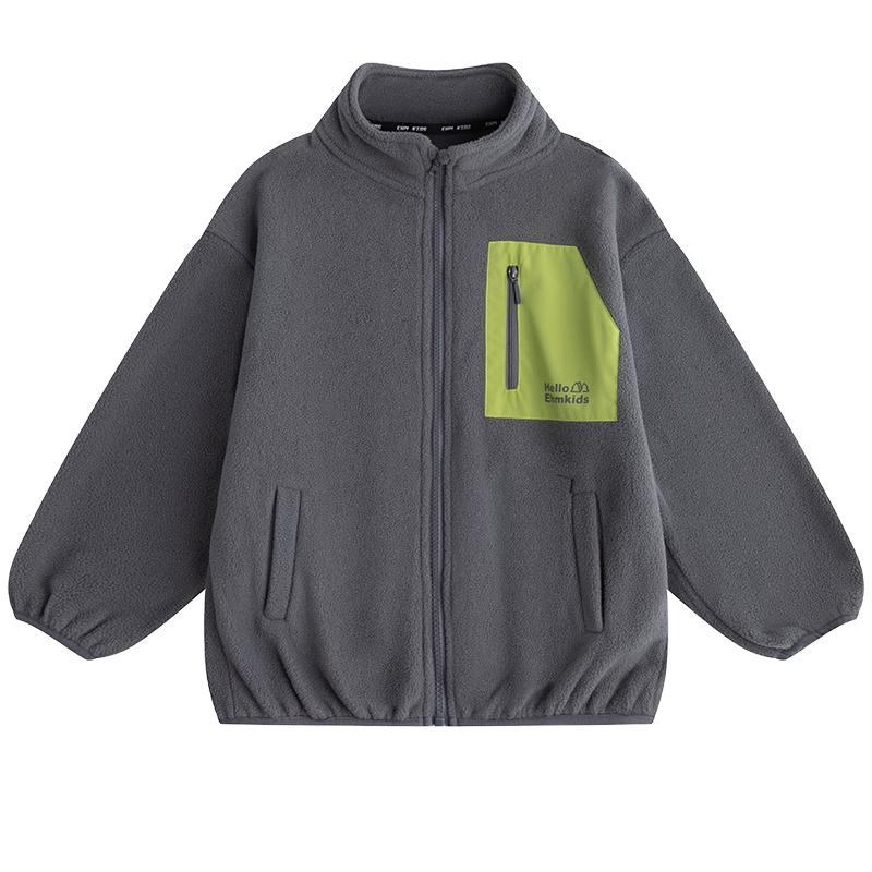 Boys' Double-Sided Fleece Lined Winter Jacket