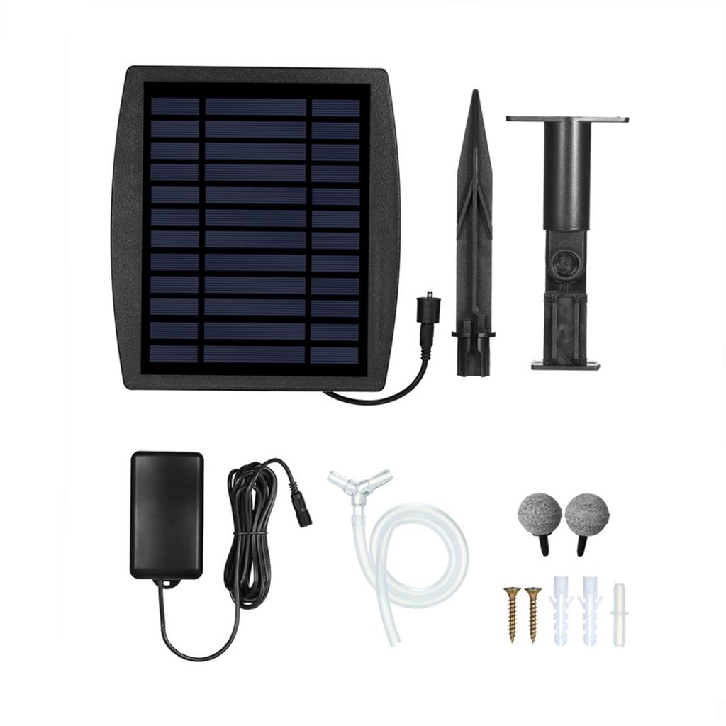 Solar Fish Tank Oxygen Pump Oxygenator Aquarium Oxygen Aerator Pond Aerator Air Pump Fishing