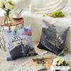 Destroyers Usa Cool Cushion Cover Natural Linen Organic Fabric Double-Sided Printing Sofa Home Decor Gift Pillow Case