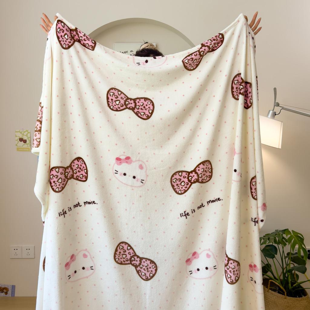

Hello Kitty Melody Labubu Bear Dog Pattern Blanket With Soft Warmth For Office Napping And Student Use Leopard,70x100cm