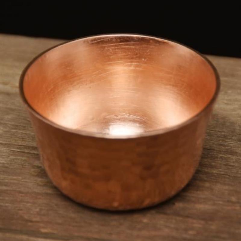 Red Copper Engraved Mini Spirits Vodka Cup Liquor 60ml Handcrafted Retro Personalized Water Tea Tumbler Glases Home Drinkware