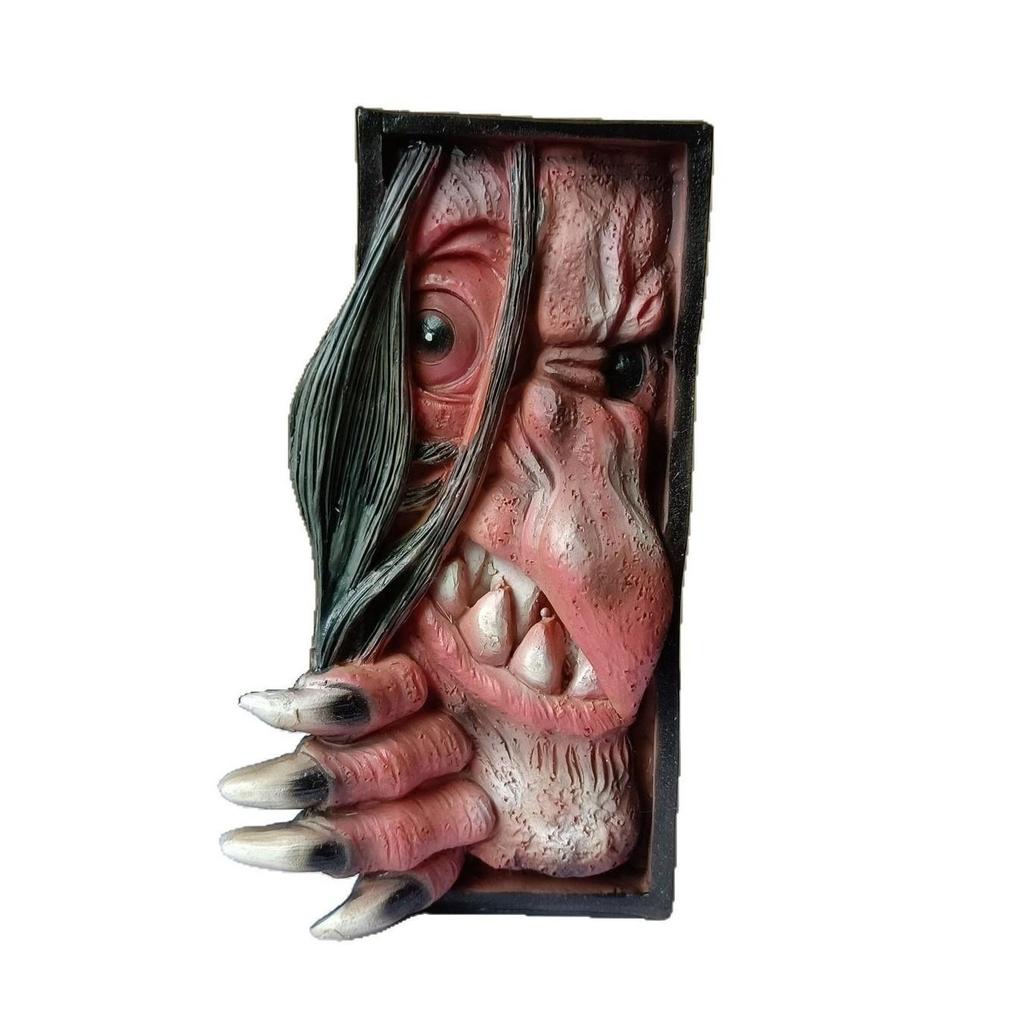 New Horror Monster Resin Mask Bookcase Decoration - Easter Ornament Statue