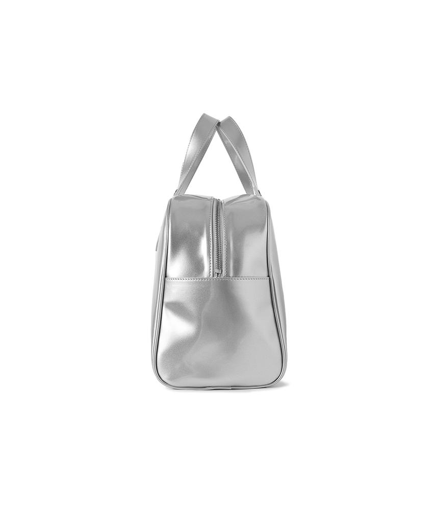 Moonsun Essential_Mss Enamel Bowling Bag [Silver]