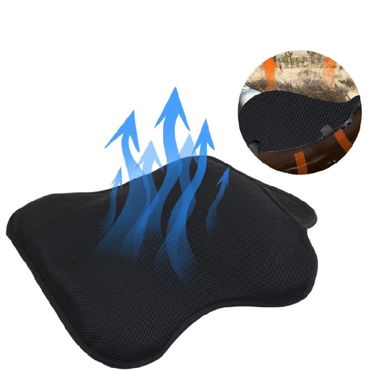Motorcycle Seat Cushion Shock Absorption Gel Layer Breathable Cover Cushion Pad Universal Motorbike Accessories