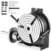 VEVOR Horizontal Vertical Rotary Table 200 mm Precision Milling Rotary Table, with T-Slot & Graduated Scale, Worm Gear Adjustment, Cast Iron