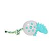 Dinosaur Egg Dog Chew Toys Bite Resistance Dog Toothbrush Chew Toys for Dog Dental CareLake Blue