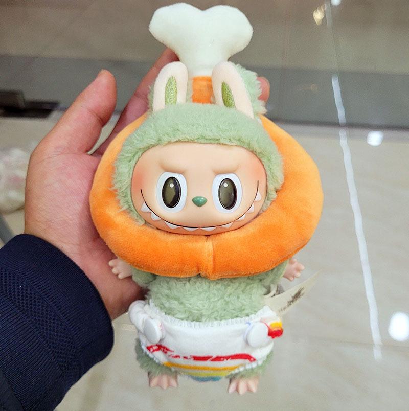 17cm La Boo Boo Blind Box Dinosaur & Shark Keychain In Cute Bee Costume