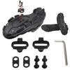 MTB Bike Cleats Multi-Release SPD Pedal Clips Set Universal for Cycling Shoes Bicycle Mountain Bike Riding Accessories
