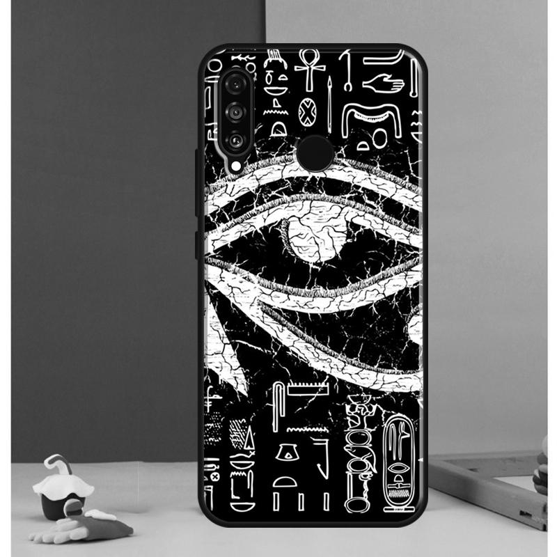 Egyptian Eye of Horus Art Case For Huawei Nova Y73 Y72 Y70 Y90 Y60 Y61 Y91 12s 12i 11i 8i 9 10 SE P30 P40 Lite P60 Pro
