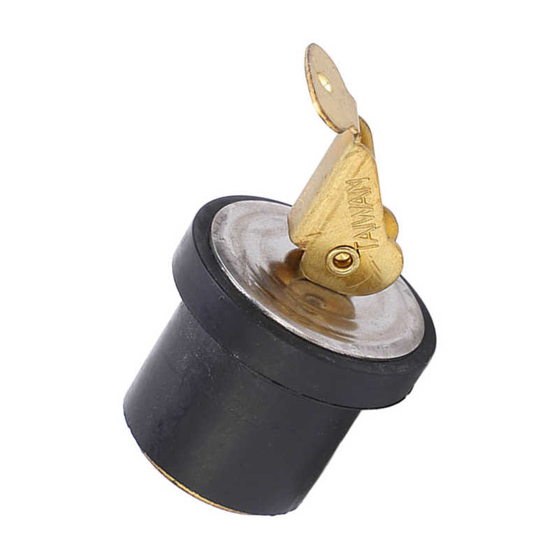 Compression Drain Plug 19mm Length Rubber Seal Boat Drain Plug No Deformation for Marine Livewell Sink