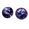 Natural Color Change Alexandrite Loose Gemstone 16 Ct Round Shape Pair for Jewelry Making and Crafts
