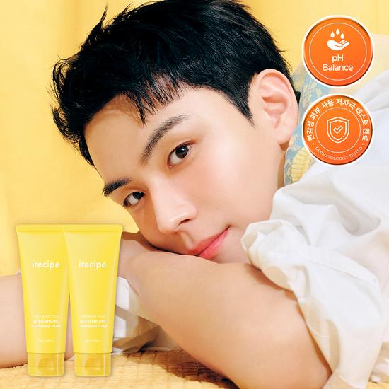 iRECIPEx Little Twin Star Ceramide Yuzu Mildly Acidic Cleansing Foam 150ml Double Promotion (+Sticker)