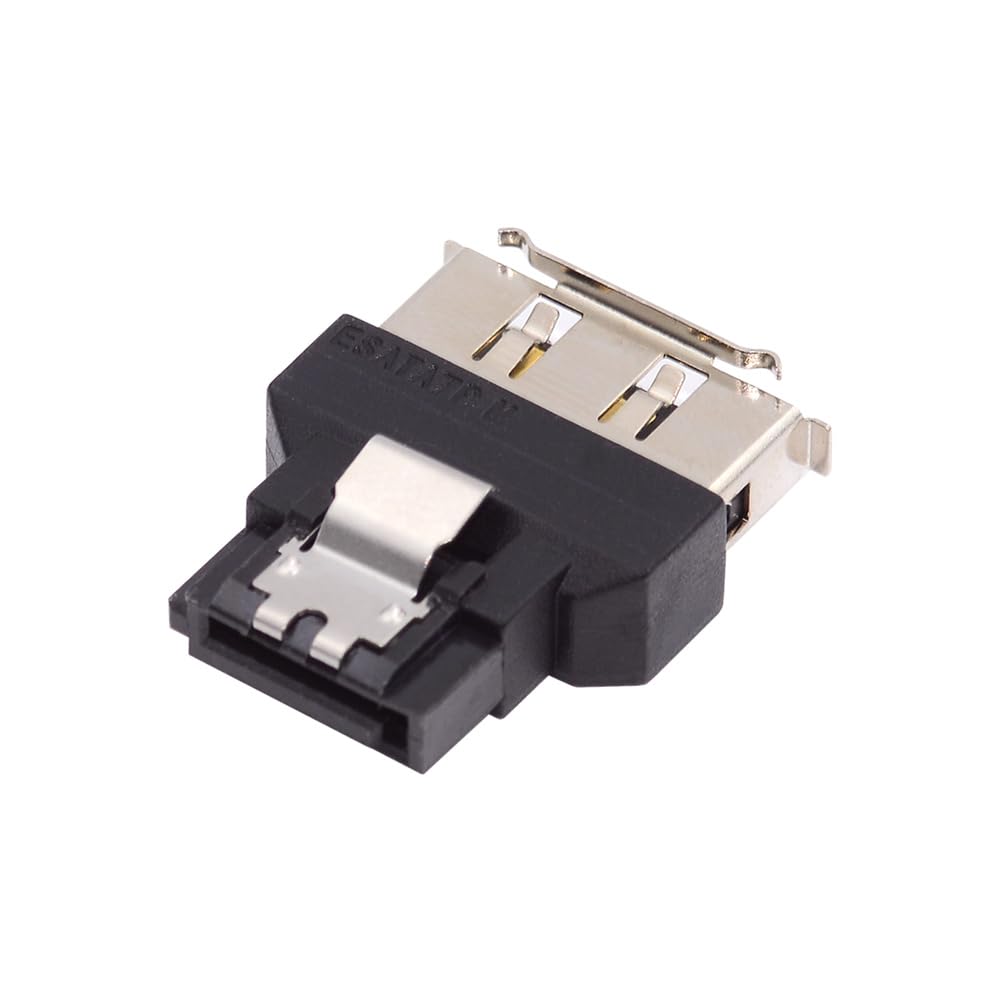 Cablecc SATA To ESATA External ESATA To SATA Adapter Extender for SSD Disk 2pcs/lot 7-Pin Male-Female &