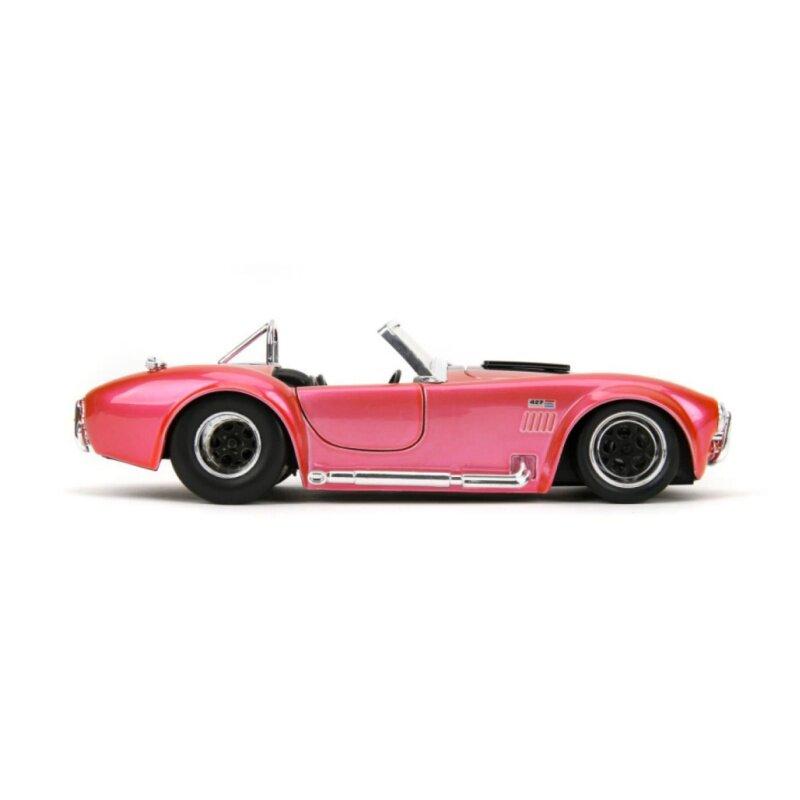1:24 1965 Shelby Cobra 427 S/C Alloy Diecast Sports Car Model, Collectible Toy for Kids Play and Boyfriend Birthday Gift