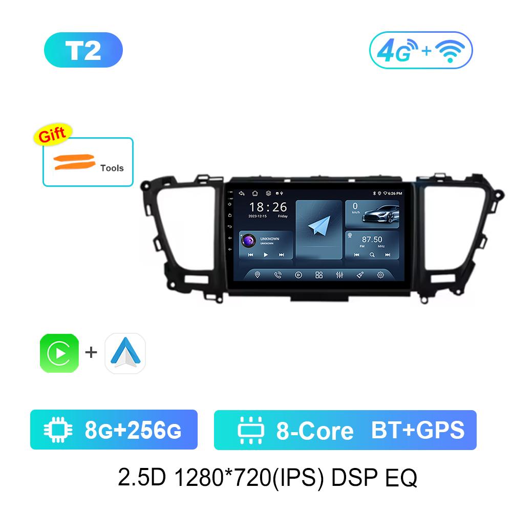 9'' Android System for Kia Carnival Sedona 2014 - 2020 Car Radio Multimedia Player DSP Stereo GPS Navi Carplay 4G Bluetooth WiFi