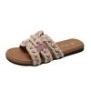 Xiaoxiangfeng Cool Slippers Women's Outer Wear In the Summer of 2025 New Niche Design Sense Pearl Seaside Beach One-word Drag