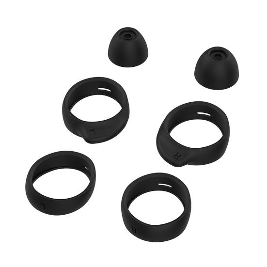 2 Pair Earplug Durable Broken-proof Silicone In-Ear Earphone Covers Cap for Shopping