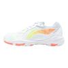 Li Ning Abrasion Resistant, Breathable, Lightweight Low Top Badminton Shoes Unisex White Orange AYTS061-7