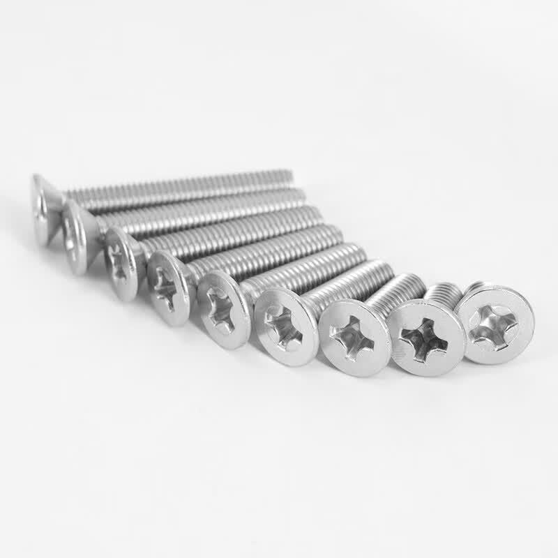 304 Stainless Steel Phillips Flat Head Machine Screws